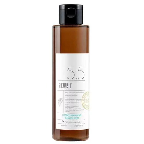 Acwell Licorice PH Balancing Toner 150ml – Korean brightening toner with licorice root and low pH for dull and sensitive skin.