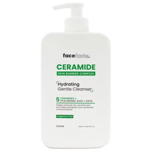facefacts-hydrating-cleanser Face Facts Hydrating Gentle Cleanser 400ml with hyaluronic acid for dry skin in Benin City, Nigeria