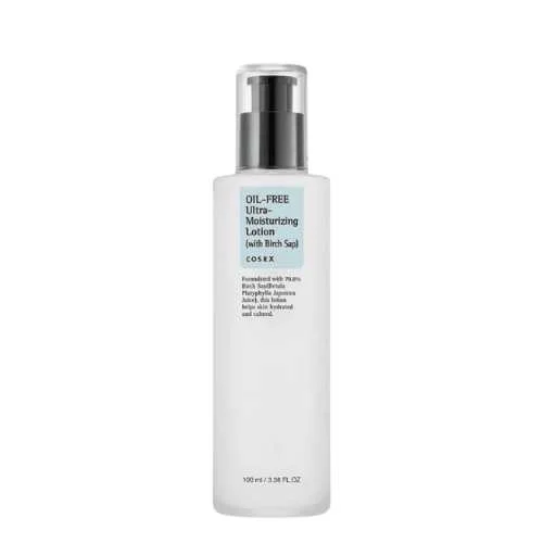 COSRX Oil Free Moisturizing Lotion 100ml with birch sap for lightweight hydration in Benin City, Nigeria