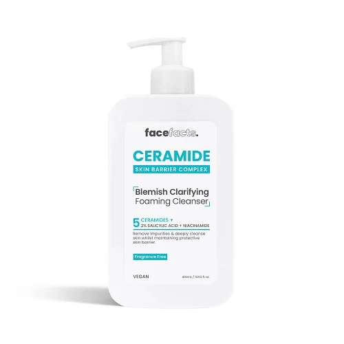 Facefacts Blemish Clarifying Cleanser 400ml Face Facts Blemish Cleanser 400ml for acne-prone skin with gentle ingredients to help fight blemishes and excess oil in Benin City, Nigeria