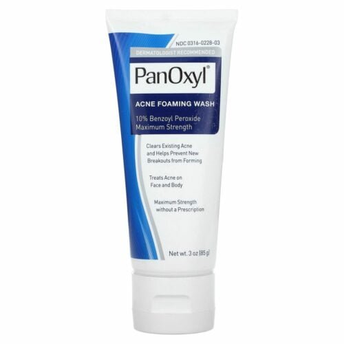 PanOxyl Acne Foaming Wash Benzoyl Peroxide 10% Max Strength | 85g