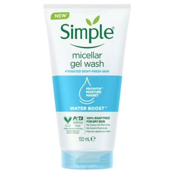 Simple Micellar Facial Gel Wash - 150ml Simple Micellar Facial Gel Wash