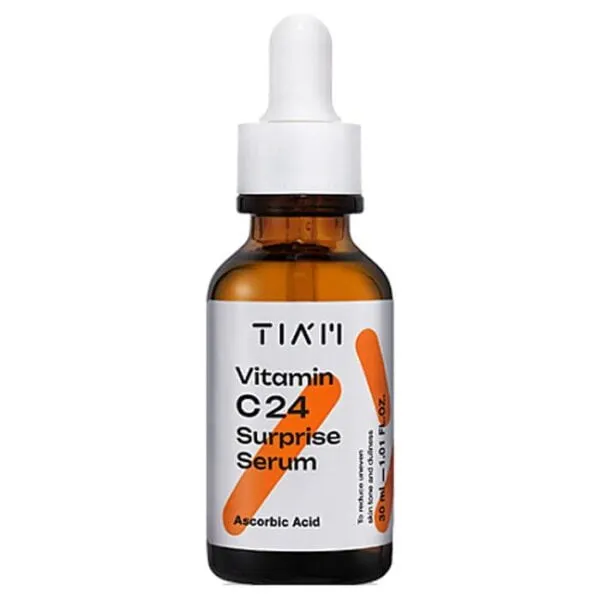 Tiam Vitamin C24 Serum 30ml – concentrated brightening serum with 24% pure vitamin C to fade dark spots and boost radiance