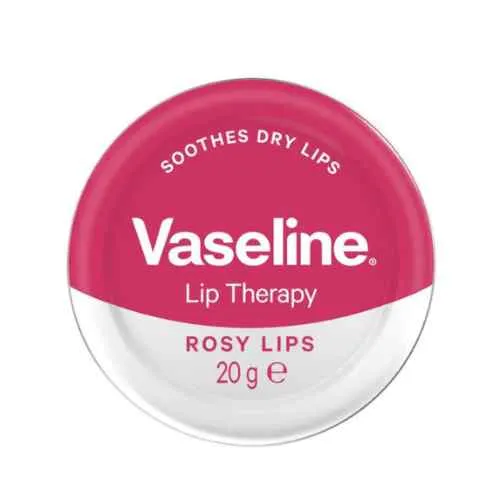 Vaseline Rosy Lips Vaseline Lip Balm Rosy Lips 20g in pink packaging, hydrates and softens lips with a natural rosy tint