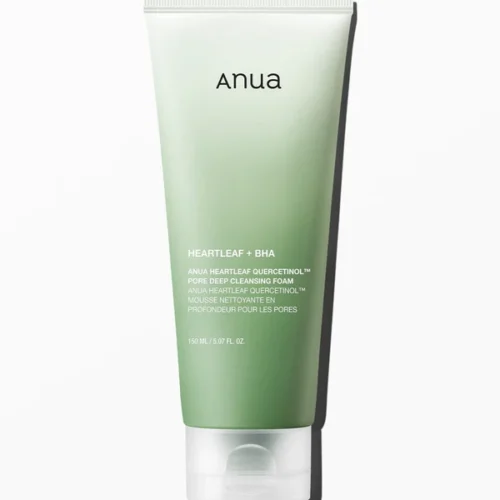 Anua Face Wash in 150ml tube with heartleaf and quercetinol for pore cleansing and oil control in Benin City, Nigeria at ShopTESA Ng
