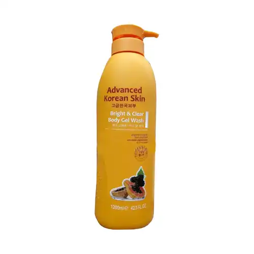 Advanced Korean Skin Bright and Clear Papaya Body Gel Wash