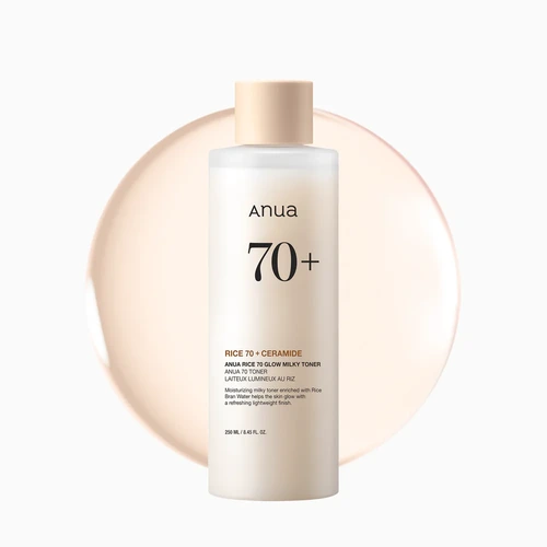 Anua Rice Toner Glow Milky with Ceramide 250ml in Benin City skincare store