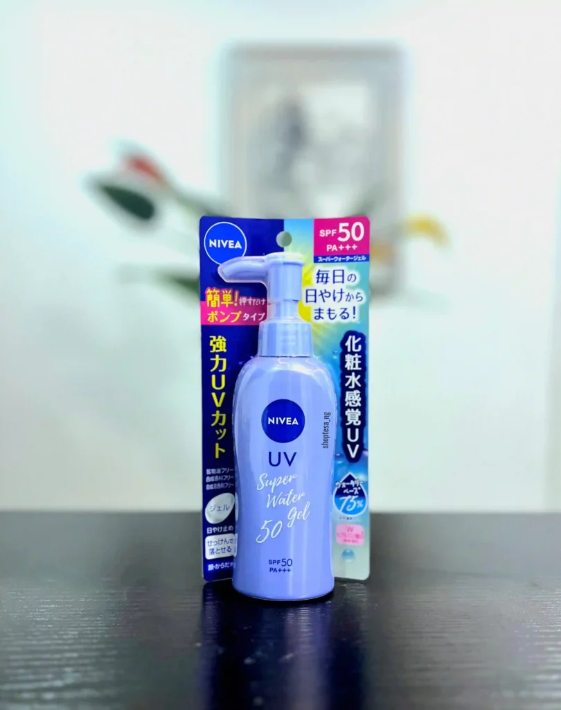 Top Sunscreens in Benin City for Every Skin Type | Honest Local Picks Nivea UV Super Water Gel SPF 50 among the top sunscreens in Benin City, Nigeria for different skin types