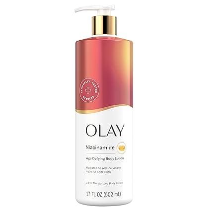 Olay Niacinamide Body Lotion 502ml for bright, smooth, age-defying skin in Benin City, Nigeria