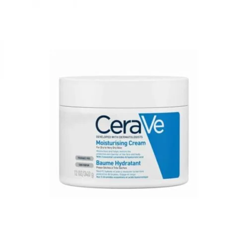 Cerave Moisturizing Cream 340g for dry to very dry skin hydration now available at Shoptesa Ng in Benin City, Nigeria