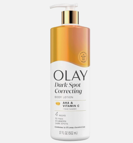 Olay Dark Spot Correcting Body Lotion AHA Vitamin C Niacinamide 502ml now available at Shoptesa Ng, Benin City, Nigeria.