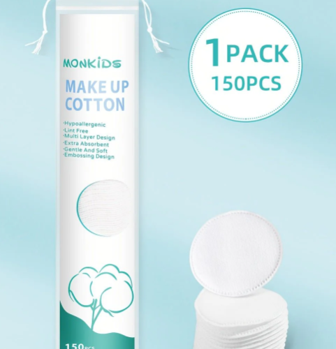 Monkids Makeup Cotton Round Facial Cleansing Pads – 150pcs Monkids Makeup Cotton Round Facial Cleansing Pads – 150pcs by Shoptesa Ng in Benin City